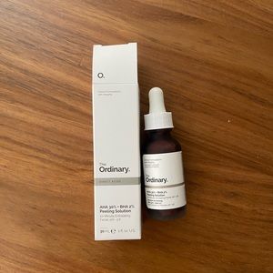 NEW The Ordinary AHA BHA peeling solution.
